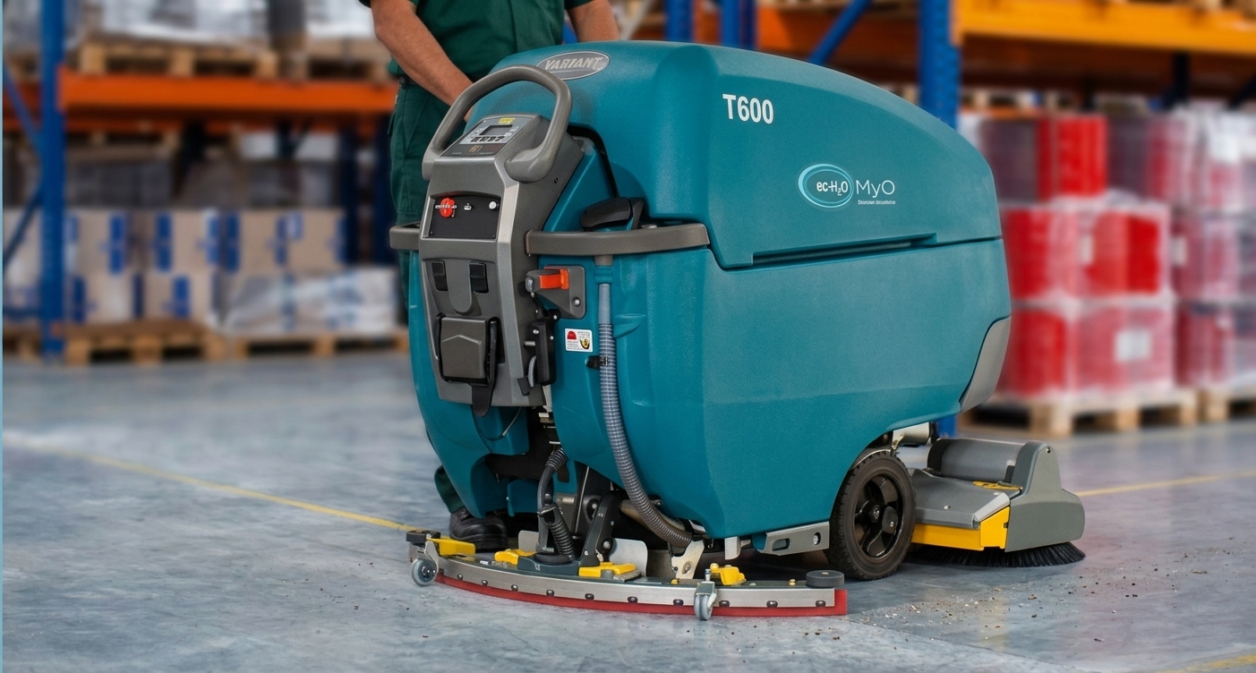 T600 industrial floor scrubber